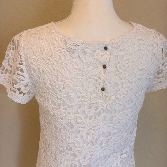 Lucky Brand White Embroidered Dress - Picture 3 of 11